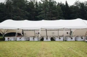Commercial event tents